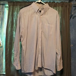 Stripped blue men’s dress shirt